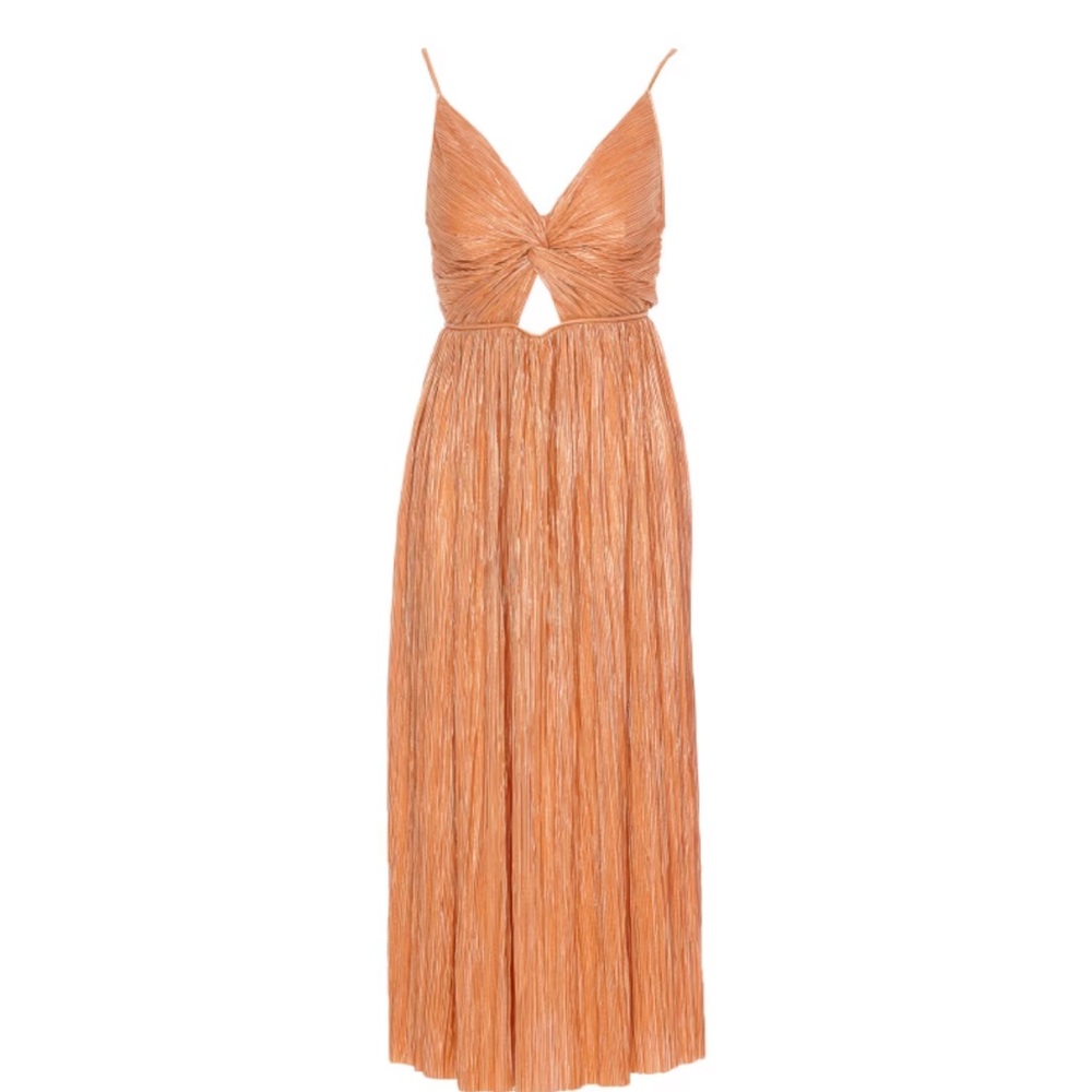 Sabina Musayev Orange Dress